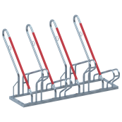 Bicycle stand | with lean-on hoop | 4 Bicycleslength: 1400 mm